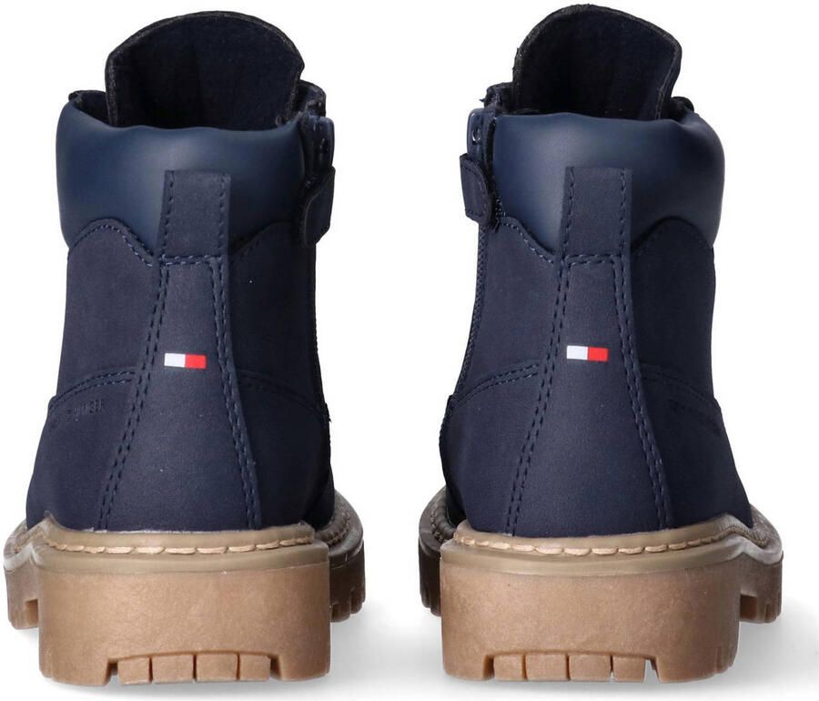 Tommy Hilfiger veterboots donkerblauw - Foto 2