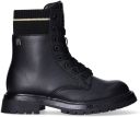 Tommy Hilfiger veterboots zwart Meisjes Imitatieleer Effen