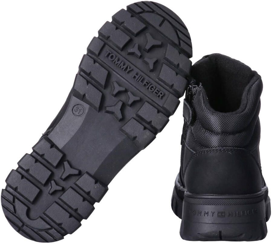 Tommy Hilfiger veterschoenen met profielzool zwart - Foto 2