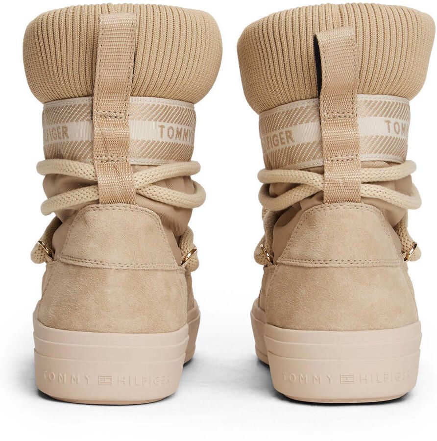 Tommy Hilfiger Veterschoenen TOMMYTECH LOGOTAPE SNOWBOOT WARM plateau veterboots outdoorschoen textielband met logo - Foto 3