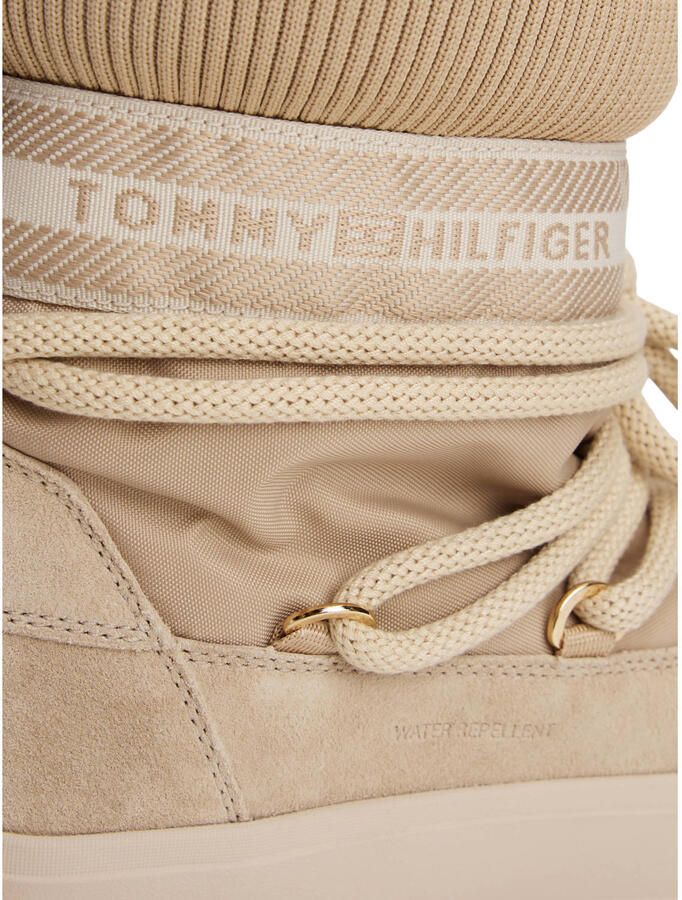 Tommy Hilfiger Veterschoenen TOMMYTECH LOGOTAPE SNOWBOOT WARM plateau veterboots outdoorschoen textielband met logo - Foto 4