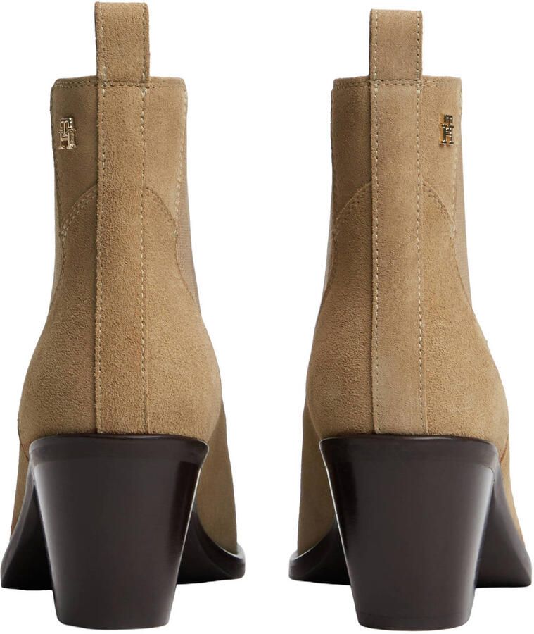 Tommy Hilfiger western suède enkellaarzen beige - Foto 2