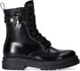 Tommy Hilfiger veterboots zwart - Thumbnail 1