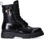 Tommy Hilfiger veterboots zwart - Thumbnail 1