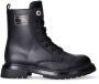 Tommy Hilfiger veterboots zwart - Thumbnail 1