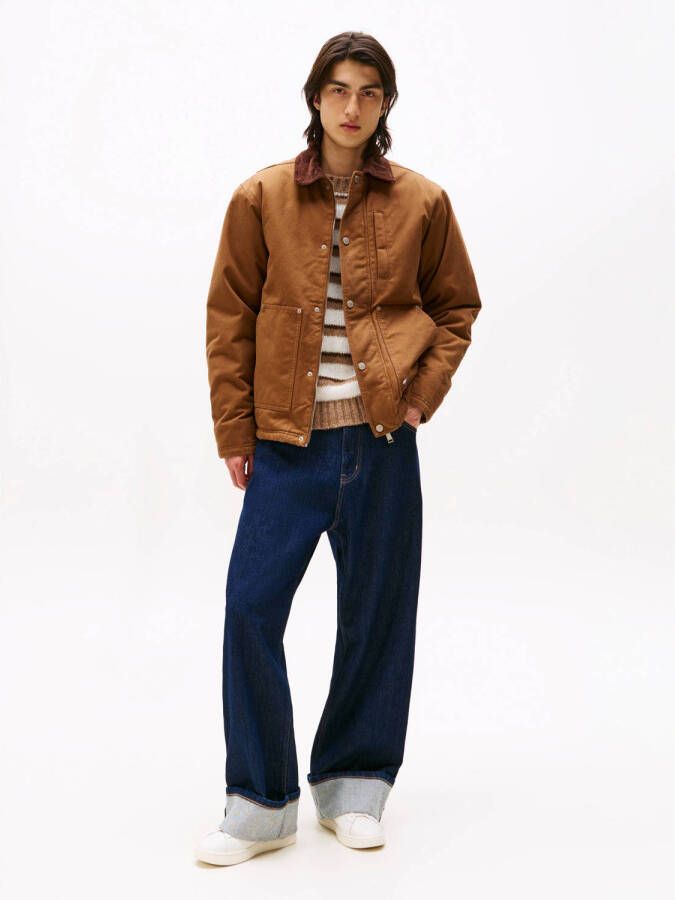 Tommy Jeans Archive '98 leren sneakers wit