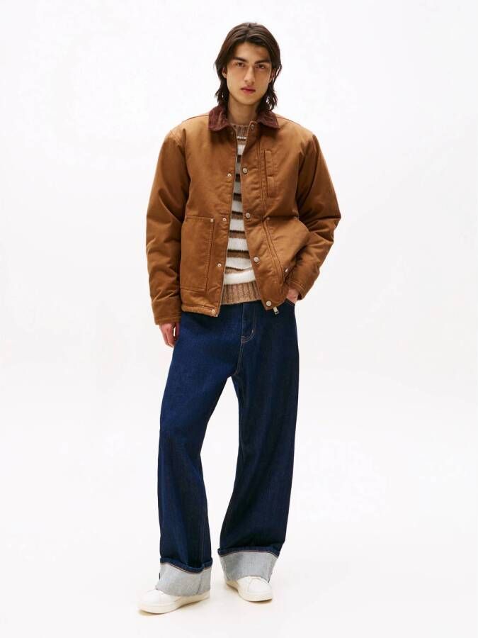 Tommy Jeans Archive '98 leren sneakers wit