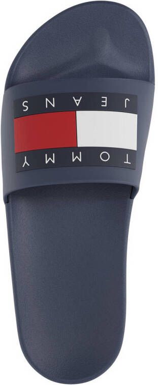 Tommy Jeans Blauwe Herenslippers van Tommy Hilfiger Jeans Blauw Heren