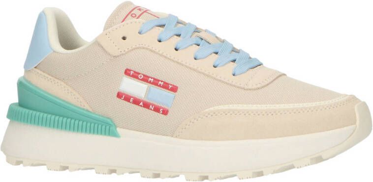 Tommy Hilfiger Dames Sneaker Tech. Runner Ace Stony Beige