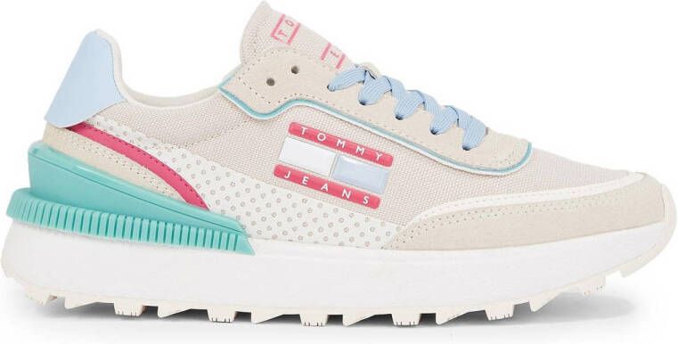 Tommy Jeans Beige Polyester Sneakers voor Vrouwen Beige Dames