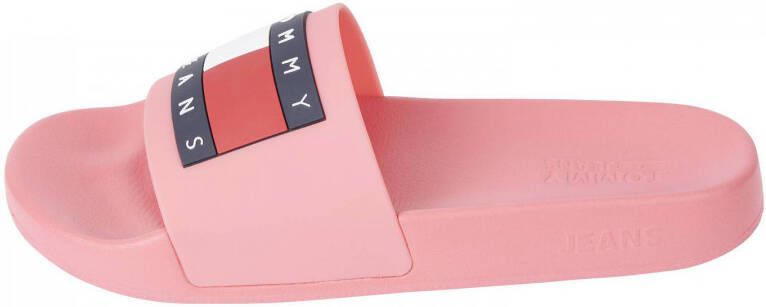 Tommy Jeans Roze Dames Slippers Lente Zomer Collectie Roze Dames