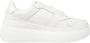 TOMMY JEANS Tjw Retro Basket Flatform Sneakers Leren Sneaker Dames Wit - Thumbnail 1