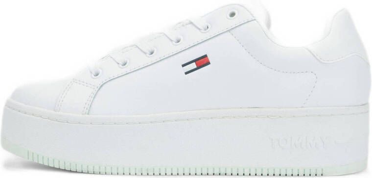 Tommy Hilfiger Witte Essential Platform Sneakers voor Dames White Dames - Foto 2