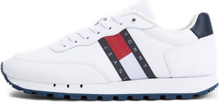 Tommy Jeans leren sneakers wit