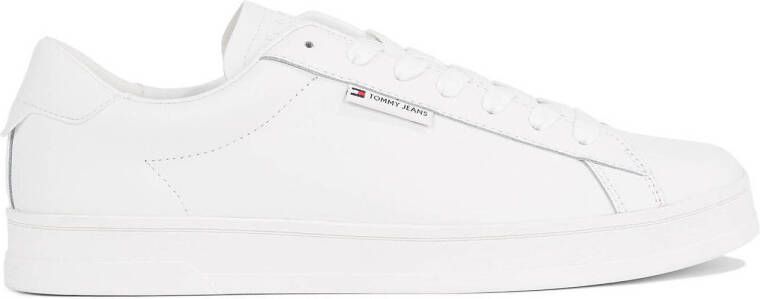 Tommy Jeans leren sneakers wit