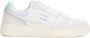 Tommy Jeans leren sneakers wit lila lichtblauw - Thumbnail 1