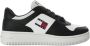 Tommy Hilfiger TJM Retro Basket Essential Sneakers Heren Zwart Ecru - Thumbnail 1