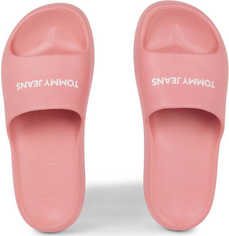 Tommy Jeans slipper roze