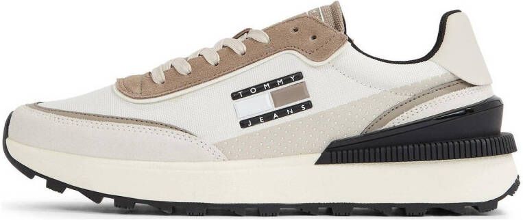 Tommy Jeans sneakers wit beige