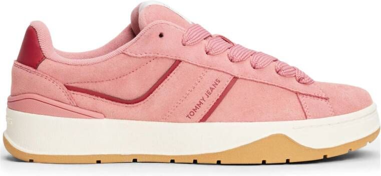 Tommy Jeans suède sneakers roze