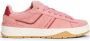 Tommy Jeans suède sneakers roze - Thumbnail 1