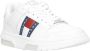 Tommy Hilfiger Witte Leren Dames Sneaker Voor Stijlvolle Elegantie - Thumbnail 1