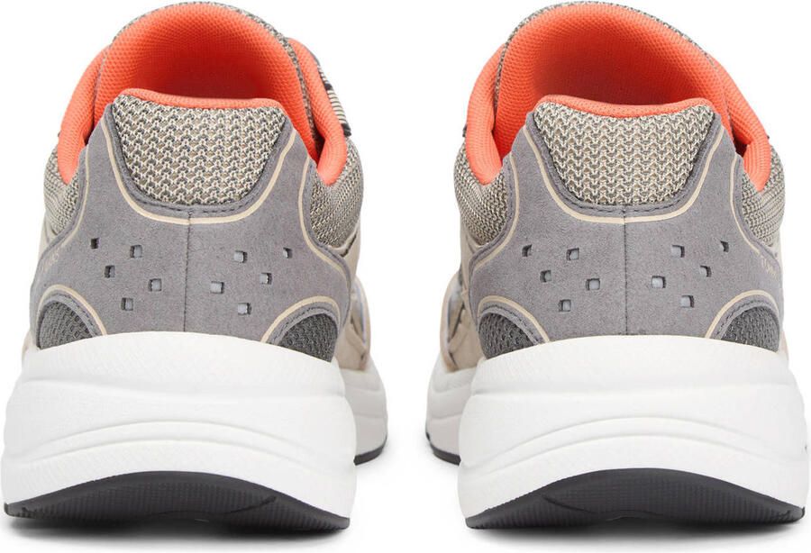 Tommy Jeans Sneakers laag 'ARCHIVE' beige donkergrijs neonoranje - Foto 2