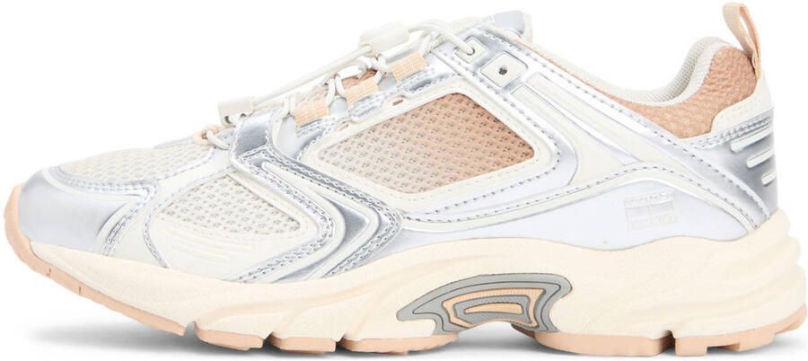 Tommy Jeans Archive '97 Gradient sneakers zilver roze - Foto 3