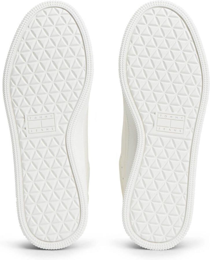 Tommy Jeans leren sneakers met logo wit - Foto 2