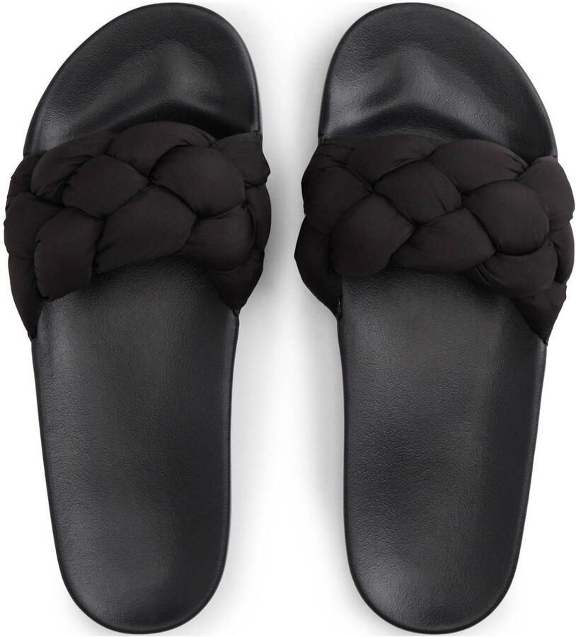 Tommy Hilfiger Badslipper met gevlochten riempjes