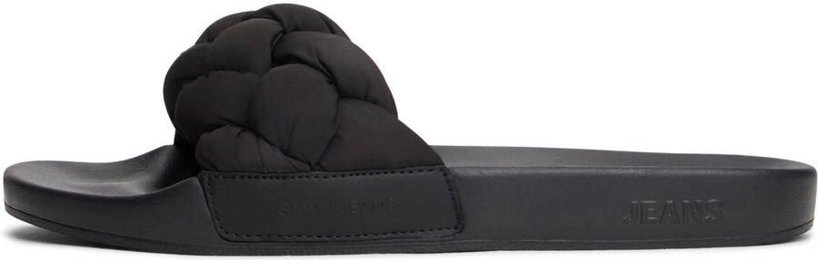 Tommy Hilfiger Badslipper met gevlochten riempjes - Foto 3