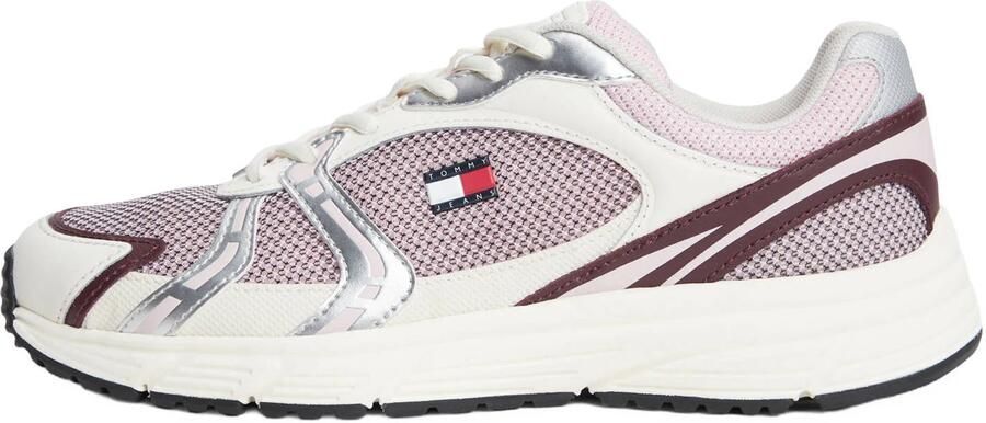 Tommy Jeans sneakers bordeaux ecru - Foto 3