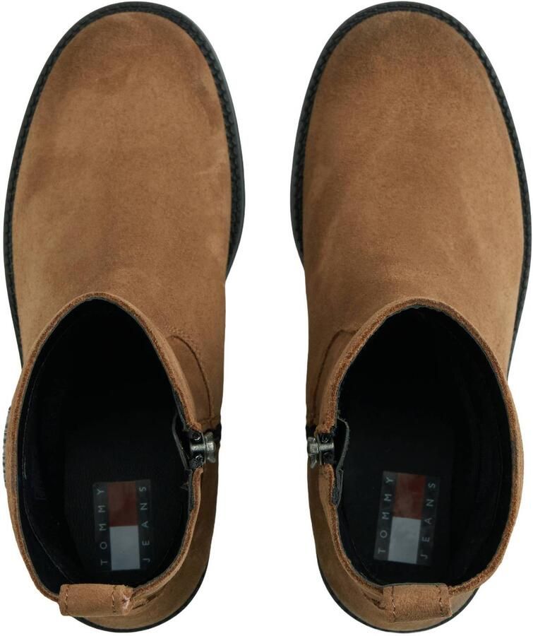 Tommy Jeans suède enkellaarzen camel - Foto 3