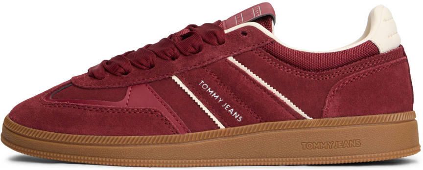 Tommy Jeans suède sneakers bordeaux - Foto 3