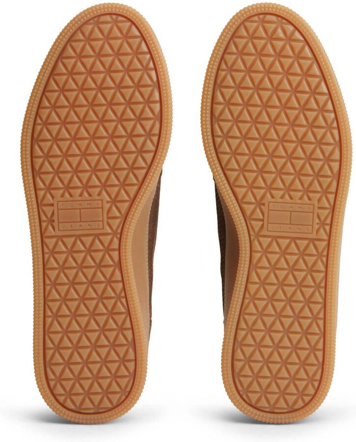 Tommy Jeans The Greenwich Edge suède sneakers bruin - Foto 2