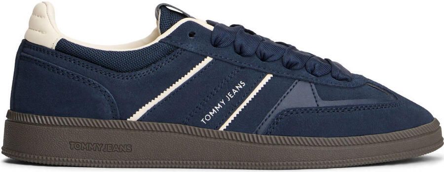 Tommy Jeans The Greenwich Edge+ suède sneakers donkerblauw