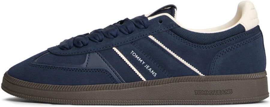 Tommy Jeans The Greenwich Edge+ suède sneakers donkerblauw - Foto 3