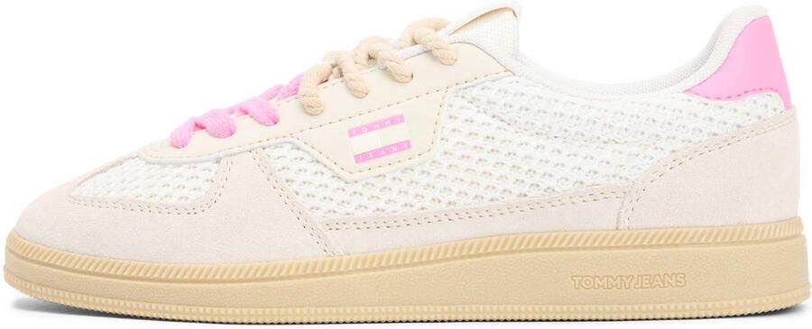 Tommy Jeans The Greenwich EdgeE Knit sneakers ecru roze - Foto 3