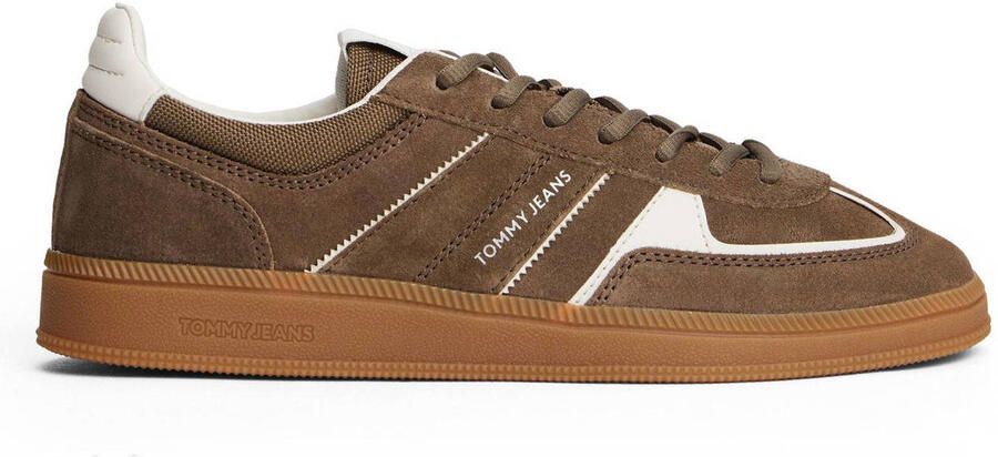 Tommy Jeans The Greenwich suède sneakers bruin