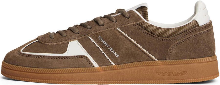 Tommy Jeans The Greenwich suède sneakers bruin