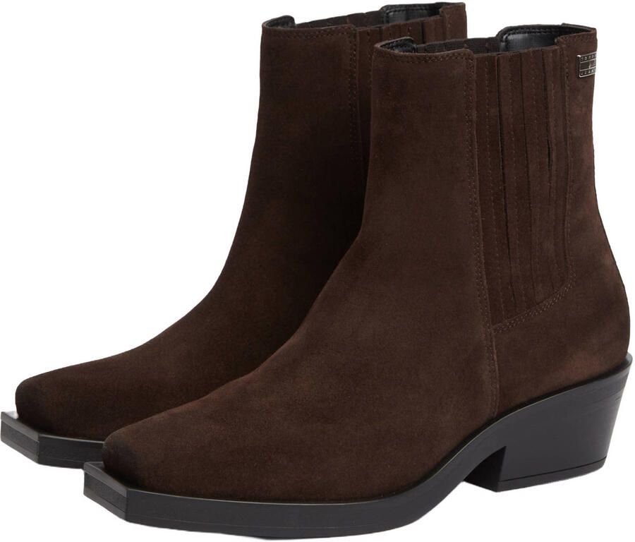 Tommy Jeans western suède cowboylaarzen bruin - Foto 2