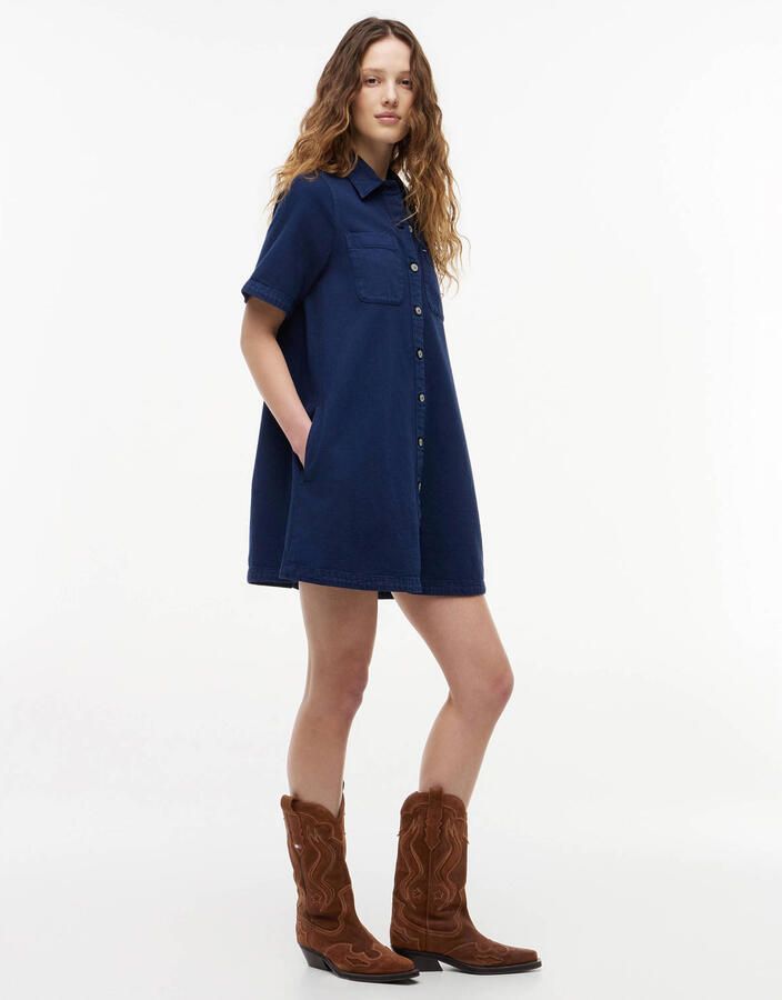 Tommy Jeans western suède cowboylaarzen cognac
