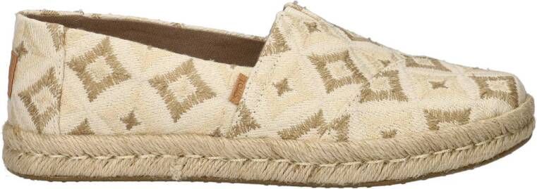 TOMS Shoes ALPARGATA~ROPE~2.0~~~~~~~~~~~~ Instappers Wit beige