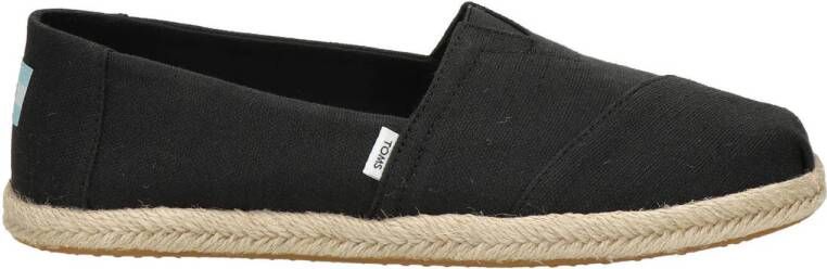 TOMS Stijlvolle Espadrilles voor Mannen voor Casual Gelegenheden Black Heren