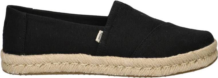 TOMS Shoes ALPARGATA~ROPE~2.0~~~~~~~~~~~~ Instappers Zwart