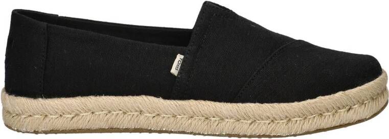 Toms Alpargata espadrilles zwart