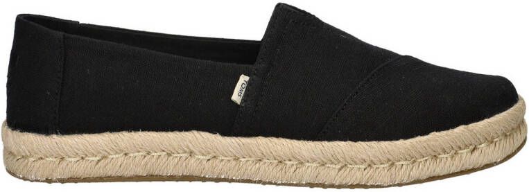 TOMS Shoes ALPARGATA~ROPE~2.0~~~~~~~~~~~~ Instappers Zwart