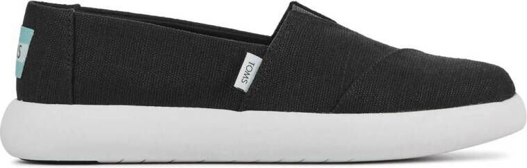 Toms Alpargata Mallow instappers zwart