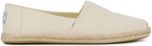 TOMS Espadrilles Dames Instappers Damesschoenen Canvas Alpargata Rope Gebroken wit