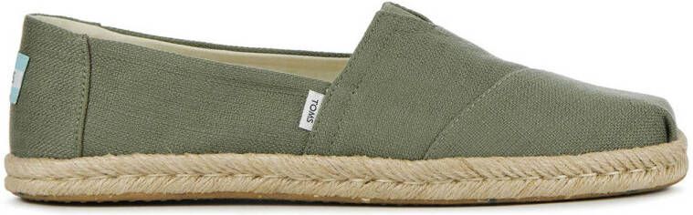 Toms Alpargata Rope espadrilles groen